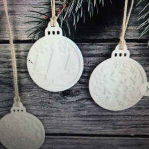 Support flocon de neige réutilisable pour accrocher sur le sapin + bougie sapin (1 ou 2 couleurs)