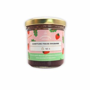 Confiture Fraise Rhubarbe 165g